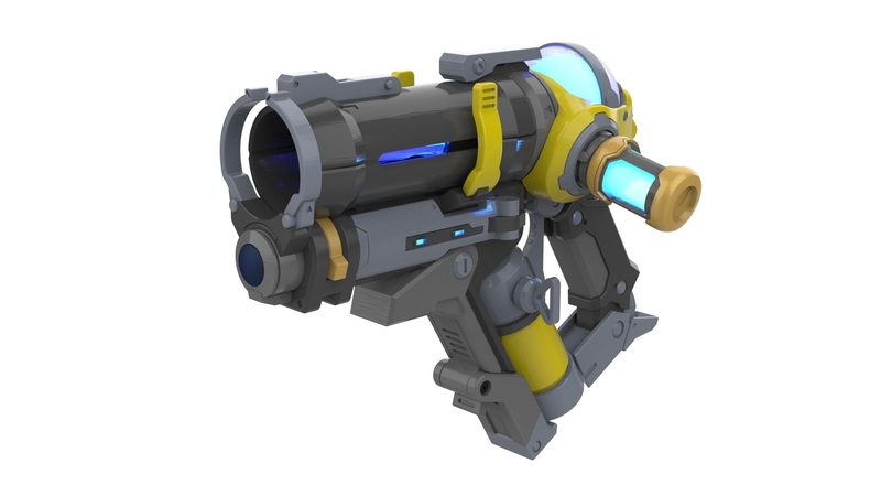  Mei Gun Firefighter Skin - Overwatch - Printable model