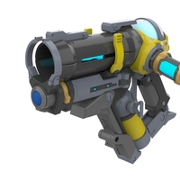  Mei Gun Firefighter Skin - Overwatch - Printable model - Thumbnail 7