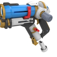 Mei Gun  - Overwatch - Printable 3d model - STL files - Thumbnail 10