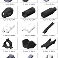 Mercy Caduceus Staff - Overwatch - Printable model - Thumbnail 12