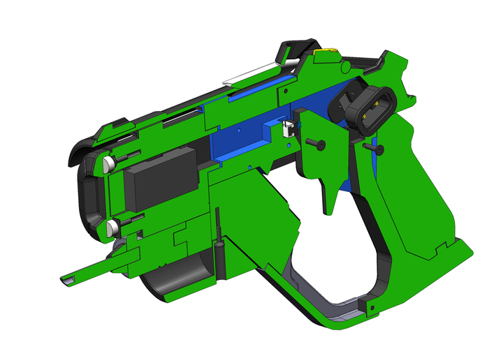 Mercy Blaster Combat Medic Ziegler Skin - Overwatch 3D Print 504698
