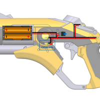  Mercy Blaster Devil Skin - Overwatch - Printable model - Thumbnail 4