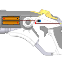  Mercy Blaster 3 Skins - Overwatch - Printable model - Thumbnail 6