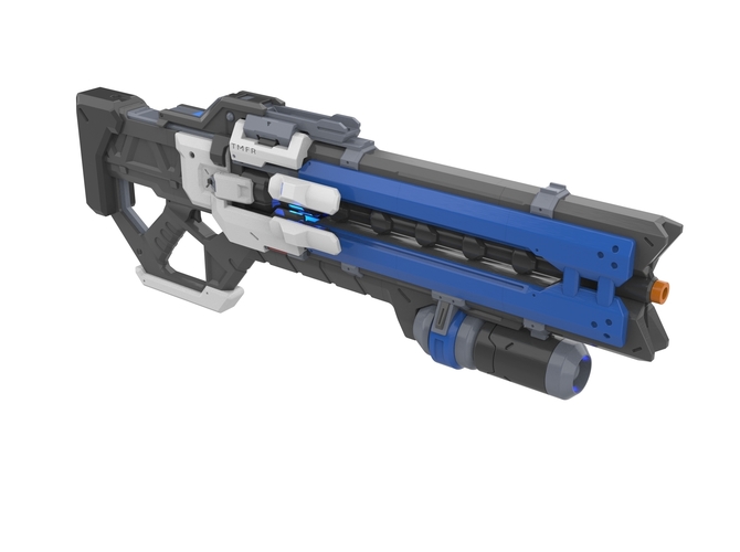 Soldier 76 Pulse Rifle - Overwatch - Printable model 3D Print 504762