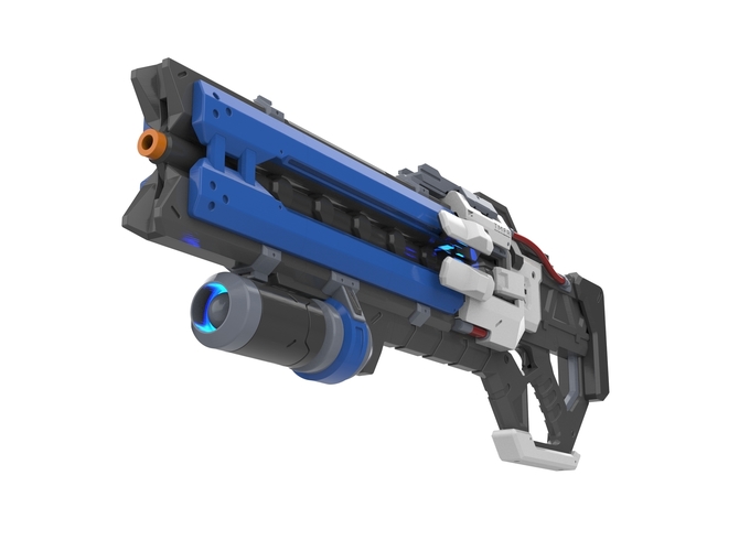 Soldier 76 Pulse Rifle - Overwatch - Printable model 3D Print 504763