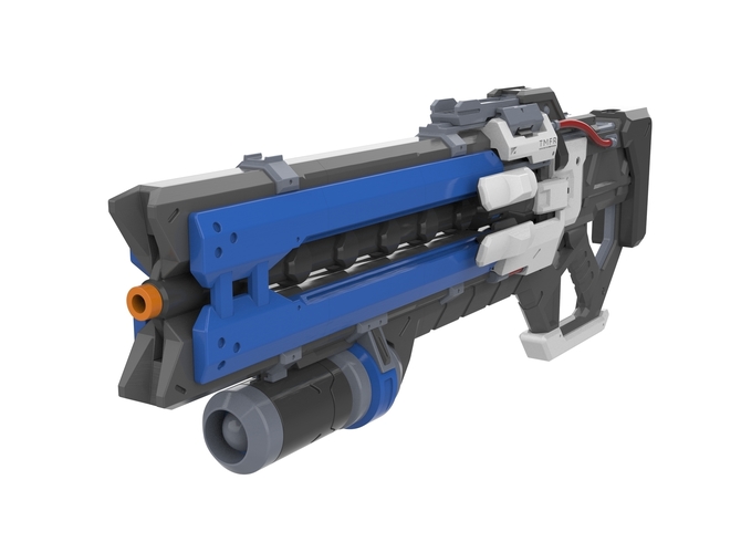 Soldier 76 Pulse Rifle - Overwatch - Printable model 3D Print 504770