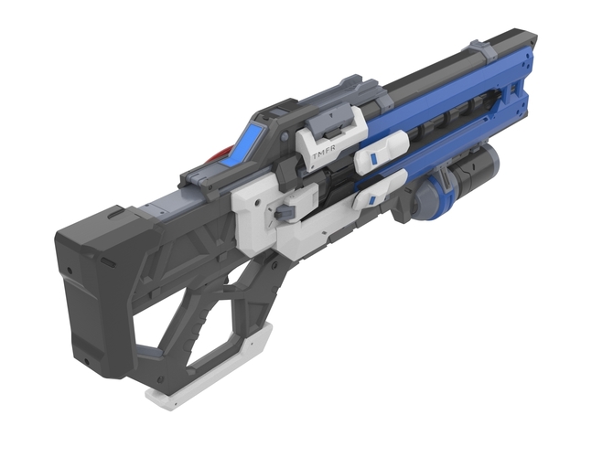 Soldier 76 Pulse Rifle - Overwatch - Printable model 3D Print 504771