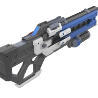 Soldier 76 Pulse Rifle - Overwatch - Printable model - Thumbnail 10