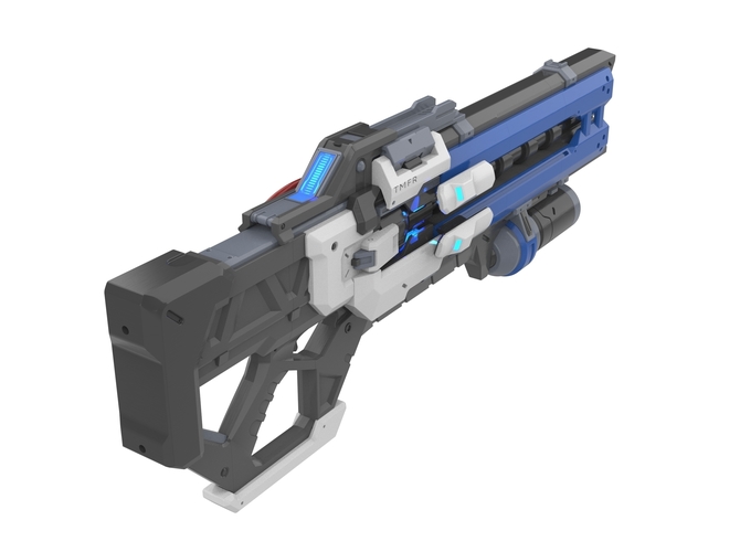 Soldier 76 Pulse Rifle - Overwatch - Printable model 3D Print 504773