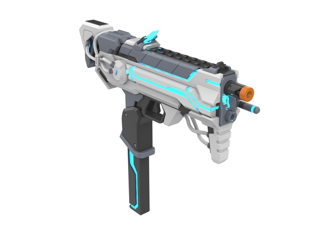 Sombra Cannon Cyberspace Skin - Overwatch - Printable 3D Print 504817