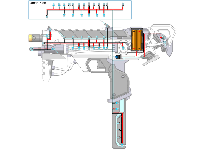 Sombra Cannon Cyberspace Skin - Overwatch - Printable 3D Print 504822