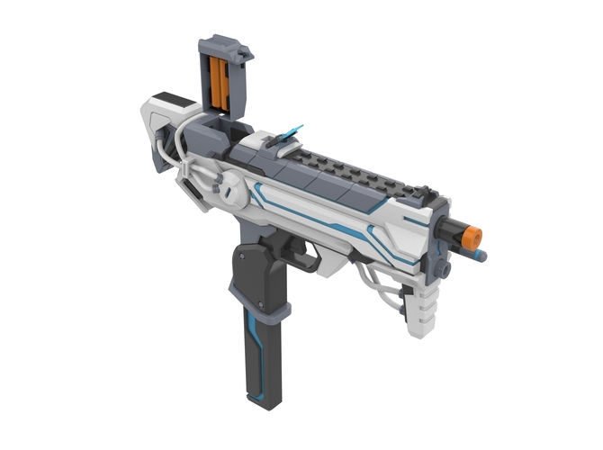 Sombra Cannon Cyberspace Skin - Overwatch - Printable 3D Print 504824