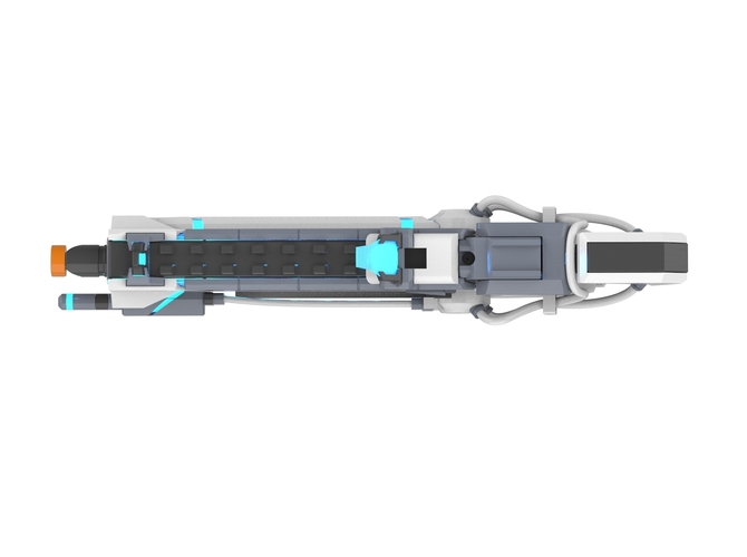 Sombra Cannon Cyberspace Skin - Overwatch - Printable 3D Print 504825