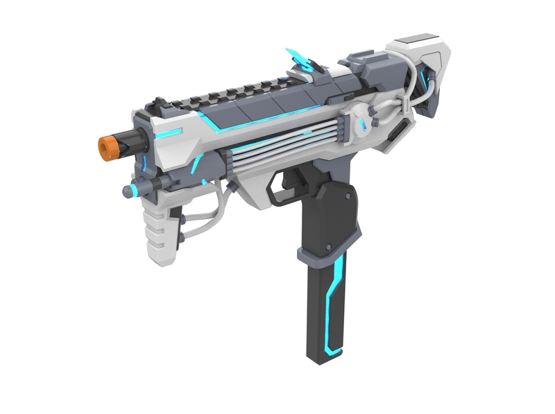 Sombra Cannon Cyberspace Skin - Overwatch - Printable