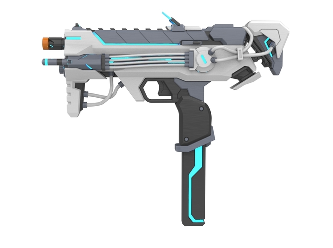 Sombra Cannon Cyberspace Skin - Overwatch - Printable 3D Print 504827