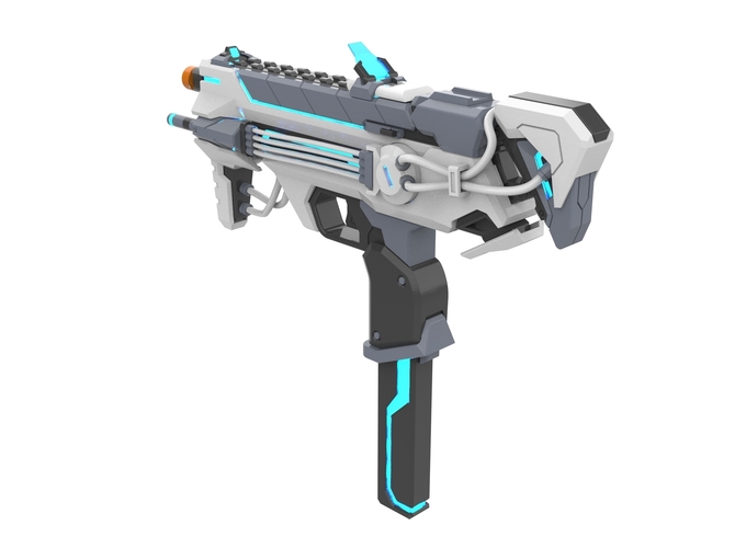 Sombra Cannon Cyberspace Skin - Overwatch - Printable 3D Print 504828