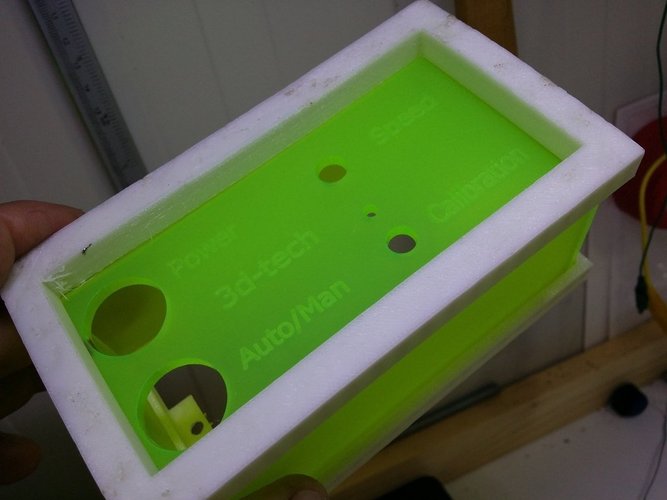 Simple plug and construct box with acrylic walls 3D Print 50483