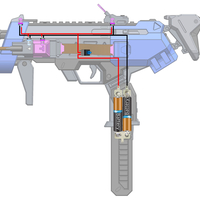 Sombra Cannon Original Skin - Overwatch - Printable - Thumbnail 5