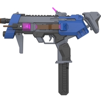 Sombra Cannon Original Skin - Overwatch - Printable - Thumbnail 7