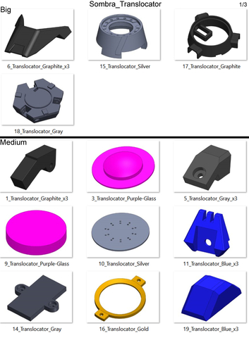 Sombra Translocator - Overwatch - Printable model 3D Print 504842