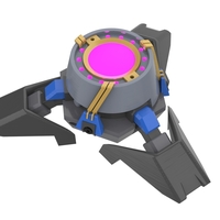 Small Sombra Translocator - Overwatch - Printable model 3D Printing 504846