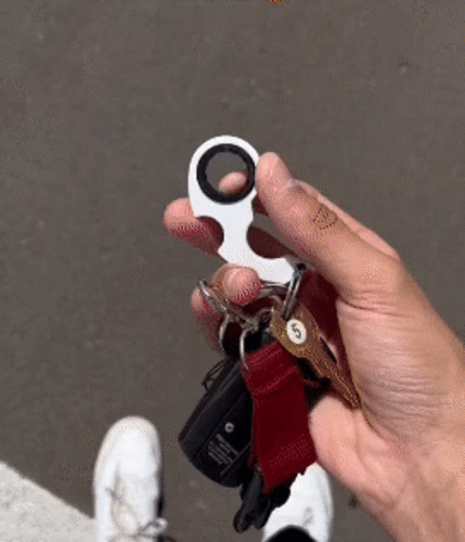 3D Printed Keychain Spinners With Metal Bearings 