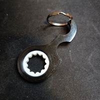 KARAMBIT KEYCHAIN KEYSPINNER SPINNER TIKTOK KEYRAMBIT NO BEARING - Thumbnail 2