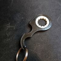 KARAMBIT KEYCHAIN KEYSPINNER SPINNER TIKTOK KEYRAMBIT NO BEARING - Thumbnail 3