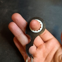 KARAMBIT KEYCHAIN KEYSPINNER SPINNER TIKTOK KEYRAMBIT NO BEARING - Thumbnail 4