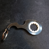 KARAMBIT KEYCHAIN KEYSPINNER SPINNER TIKTOK KEYRAMBIT NO BEARING - Thumbnail 7