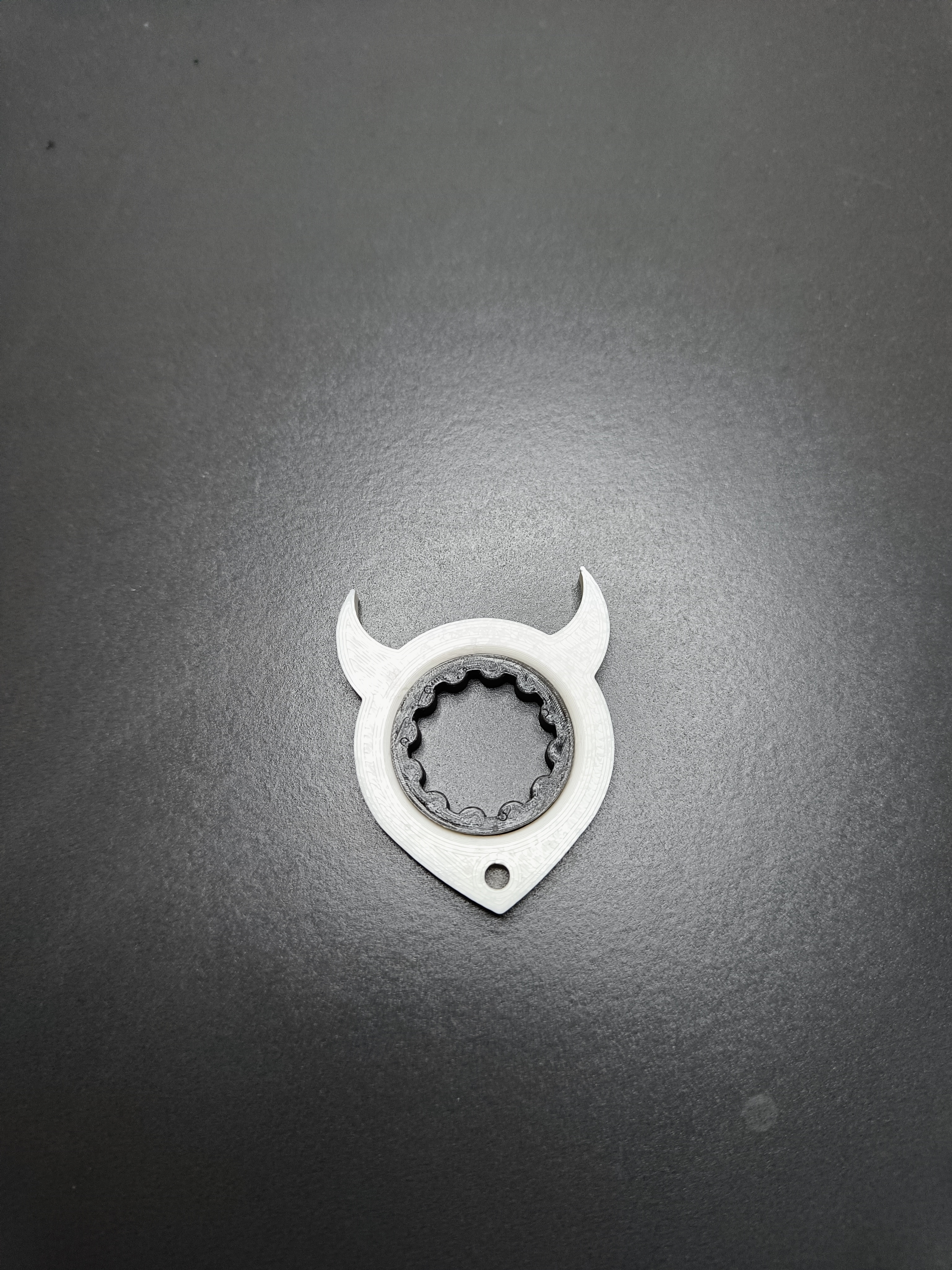 Karambit Keychain Spinner Tiktok No Bearing Keyrambit 3D model 3D printable