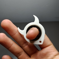 Small DEVIL KEYCHAIN TIKTOK SPINNER NO BEARING KARAMBIT 3D Printing 504865