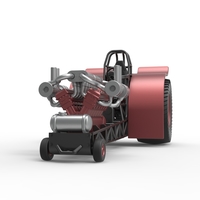 Pulling tractor with turbo engine V12 Version 2 Scale 1:25 - Thumbnail 5