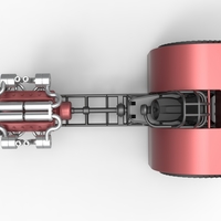 Pulling tractor with turbo engine V12 Version 2 Scale 1:25 - Thumbnail 10