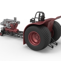 Pulling tractor with turbo engine V12 Version 2 Scale 1:25 - Thumbnail 11