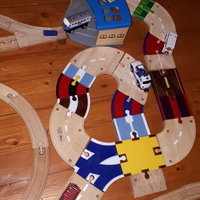 BigJigs wooden roadway half-curves and quarter- curves - Thumbnail 2