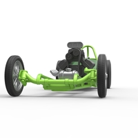 Diecast Front engine old school dragster with V8 Scale 1:25 - Thumbnail 5