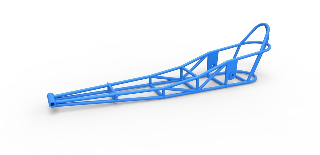 Frame of old school Front engine dragster 1:25 3D Print 505040