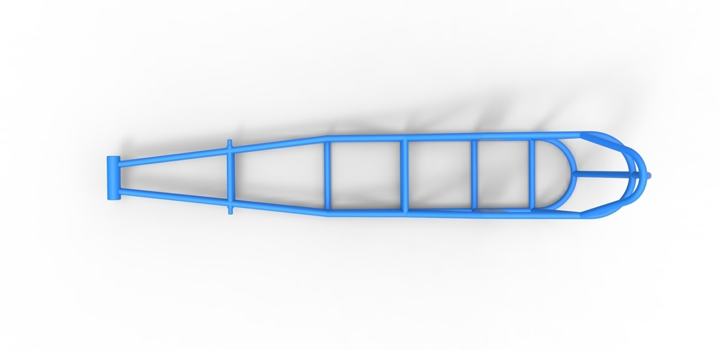 Frame of old school Front engine dragster 1:25 3D Print 505047