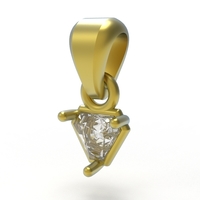 triangle pendant 5mm - Thumbnail 2