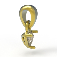 triangle pendant 5mm - Thumbnail 5