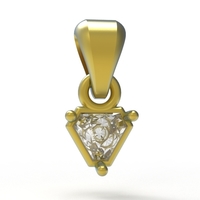 triangle pendant 5mm - Thumbnail 7