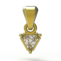 triangle pendant 5mm - Thumbnail 8