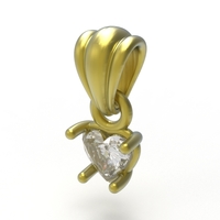 heart pendant 5mm - Thumbnail 7