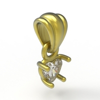 heart pendant 5mm - Thumbnail 8