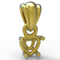 heart pendant 5mm - Thumbnail 10