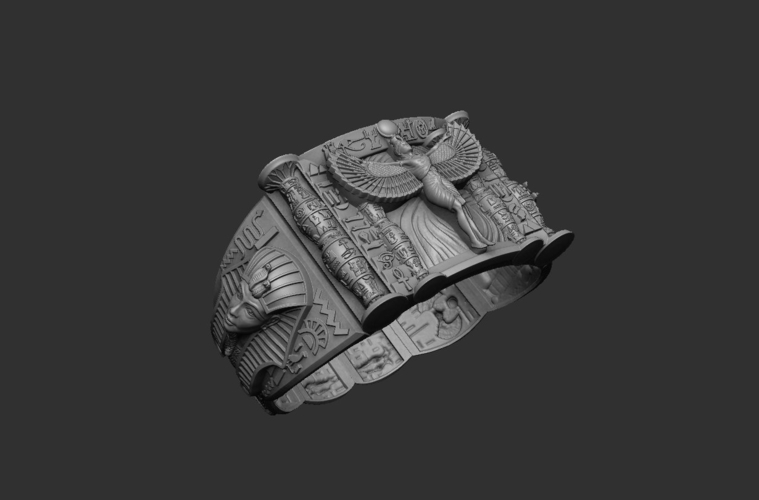 Egyptian Bracelet 3D Print 505115