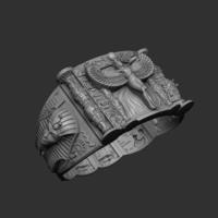 Small Egyptian Bracelet 3D Printing 505115