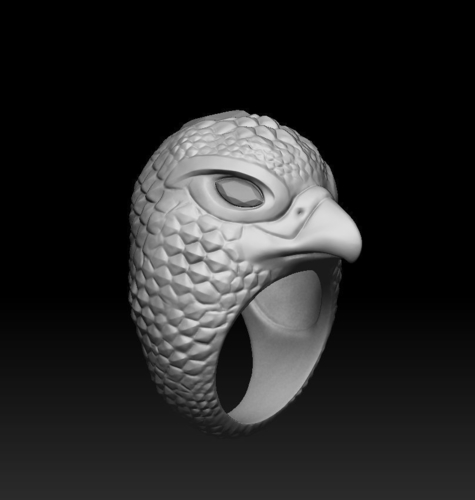 Falcon ring 3D Print 505134