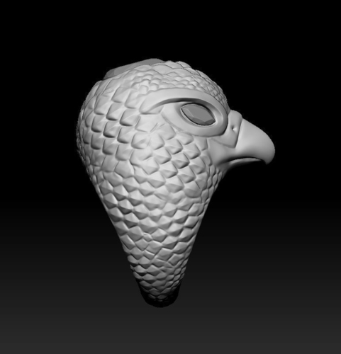 Falcon ring 3D Print 505137